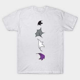 Heartstopper leaves Line - asexual pride T-Shirt